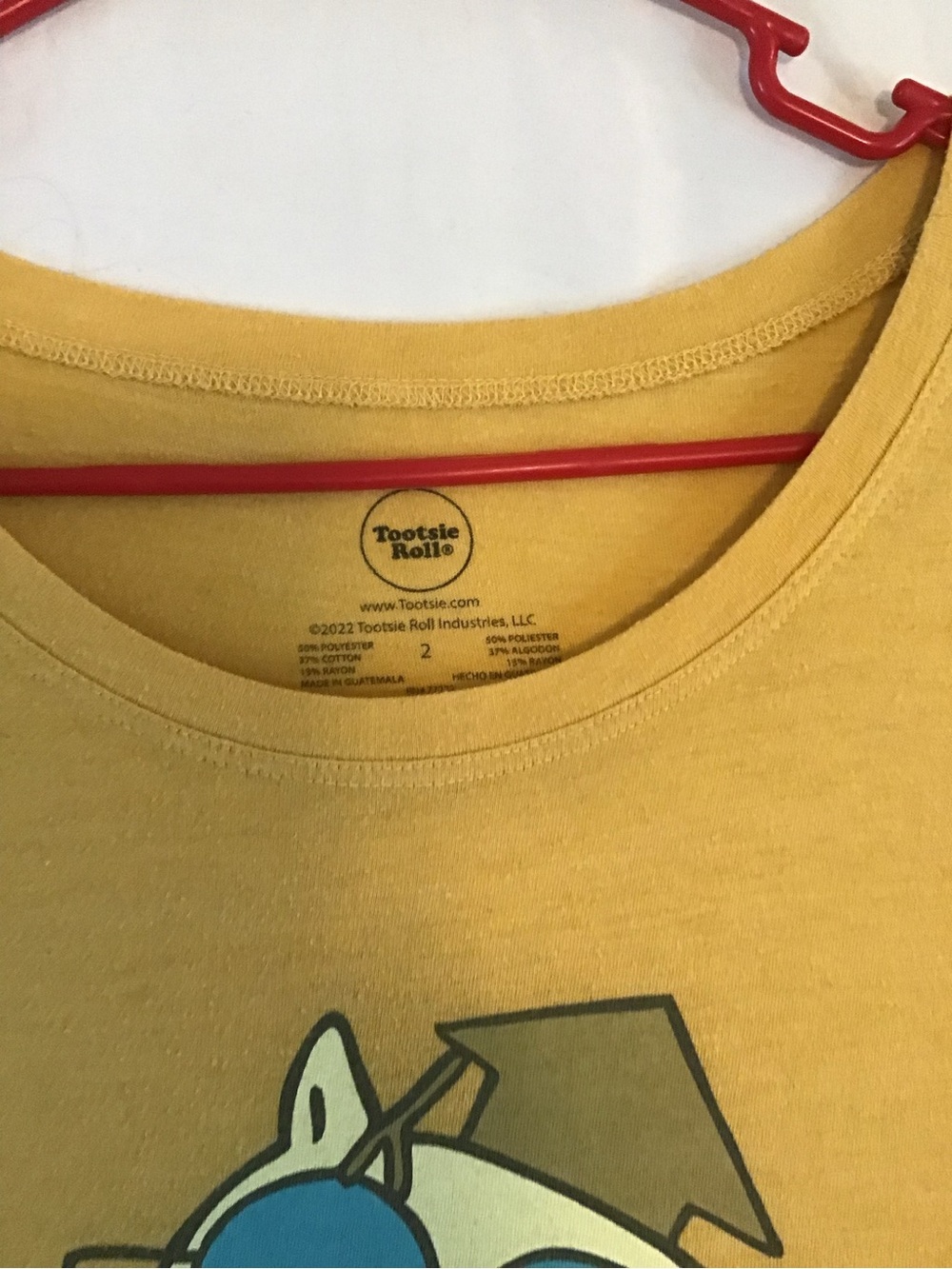 Tootsie Pops Yellow Graphic Tee - Women's Short Sleeve - Picture 2 of 2